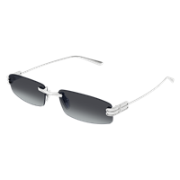 Gafas de sol Balenciaga Hombre BB0488S002-SILVER-SILVER-SMOKE57